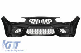 Pare-chocs avant pour BMW Série 1 F20 F21 LCI 15-06.19 Grilles Design M2-image-6046144