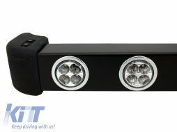 Pare-chocs avant Pour Land Rover Defender 1990-2016 avec Lampes LED DRL-image-6004472