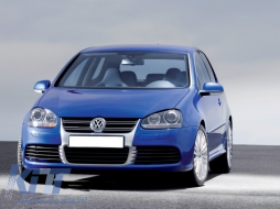 Pare-chocs avant pour VW Golf V 5 03-07 Jetta 05-10 R32 Look Chrome Grille-image-41611