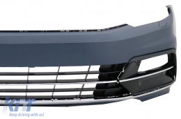 Pare-chocs avant pour VW Passat B8 3G 15-18 Calandre Grilles Design R-Line-image-6040581