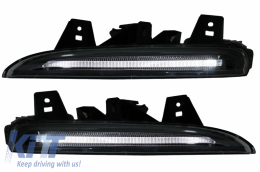 Pare-chocs avec LED DRL pour Porsche Cayman 981C Boxster 981 2012-2016 GT4 Look-image-6059747