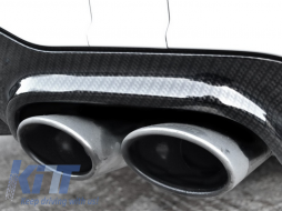 Pare-chocs Diffuseur pour MERCEDES C204 W204 AMG Sport Line 12-14 Carbon Look-image-6024820