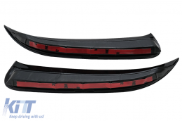 Pare-chocs Flics Splitters Ailerons Mercedes CLA W117 C117 X117 CLA45 AMG Look-image-6040567