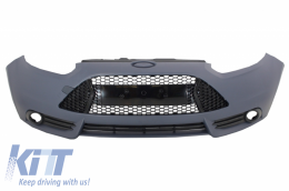 Pare-chocs pour FORD Focus MK III 3 2011-2014 ST Design Grille nid d'abeille-image-6016997