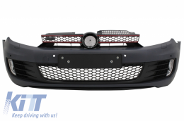 Pare-chocs pour Golf VI 6 08-13 GTI Look Phares LED Écoulement Lumière Rouge RHD-image-6042257