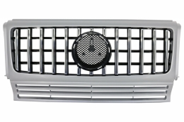 Pare-chocs pour MERCEDES W463 1989-2017 G63 GT-R Panamericana Look Argent Grille--image-6039166