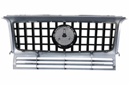 Pare-chocs pour MERCEDES W463 1989-2017 G63 GT-R Panamericana Look Argent Grille--image-6039168