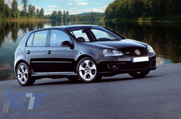 Pare-chocs pour VW Golf V 5 Calandre Feux Brouillard Phares Noir GTI Xenon Look-image-6041881