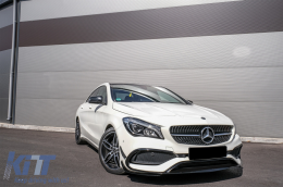 Pare-chocs Splitters pour Mercedes CLA W117 Facelift 16-18 CLA45 Look Canards-image-6072926