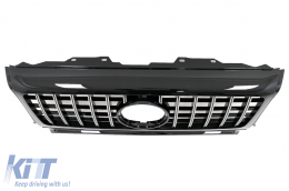 Parrilla delantera para MERCEDES G W463 1990-2014 Nuevo G63 GT-R Panamericana Design-image-6090602