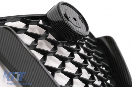 Parrilla Rejilla delantera para Alfa Romeo Giulia 952 2016-2021 Carbon Look Honeycomb-image-6095746