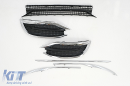 Parti paraurti per Mercedes S W222 Facelift Berlina 17-20 Chrome M-Look-image-6091610