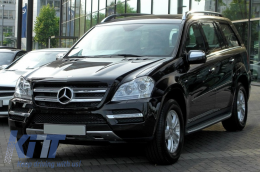 Pedane laterali Passi di lato per Mercedes Classe GL X164 2006-2013-image-6024956