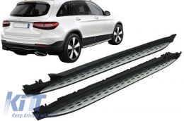 Pedane laterali per Mercedes Classe GLC X253 15-22 GLC Coupe C253 16-22-image-6098126