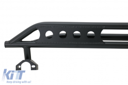 Pedane Nerf Bars per Jeep Wrangler Rubicon JK 2007-2017 4 porte Iron-image-6079026