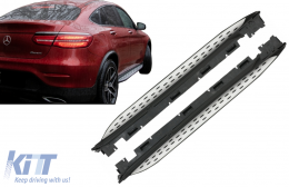 Pedane Passi laterali per Mercedes Classe GLC X253 2015+ GLC Coupé C253 2016+-image-6090567