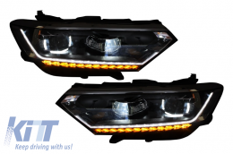 Phares clignotants dynamiques pour VW Passat B8 3G 14-18 LED Matrix Bi-Xenon--image-6020608