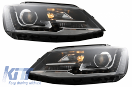 Phares LED DRL VW Jetta Mk6 VI (2011-2017) Conception d'origine Bi-Xenon GTI-image-6040573