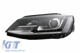 Phares LED DRL VW Jetta Mk6 VI (2011-2017) Conception d'origine Bi-Xenon GTI-image-6040578