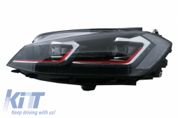 Phares LED Feux pour VW Golf 7.5 VII 17+ GTI Look Signal Dynamique Séquentiel --image-6042139