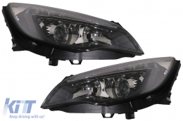 Phares pour OPEL Astra J 2010+ DRL Noir Plug & Play--image-6079495