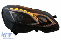 Phares xénon LED pour Mercedes Classe E W212 09-12 Facelift Design-image-6100109