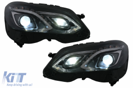 Phares xénon LED pour Mercedes Classe E W212 09-12 Facelift Design-image-6100113