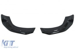 Pinne divisorie laterali posteriori per Mercedes A W177 A35 A45 Hatchback 18+ Nero lucido-image-6091210