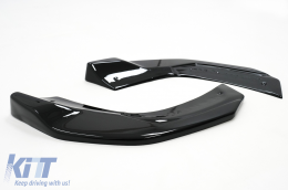 Pinne divisorie laterali posteriori per Mercedes A W177 A35 A45 Hatchback 18+ Nero lucido-image-6091213