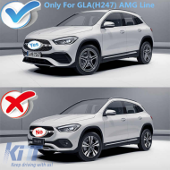 Posteriore lembi flics Pinne laterali per Mercedes GLA SUV H247 20+ Sport Line Nero lucido-image-6085062