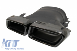 Punte silenziatore scarico per Mercedes W213 16+ E63 Look GLC SUV X253 Coupé C253 15-17-image-6054480