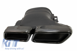 Punte silenziatore scarico per Mercedes W213 16+ E63 Look GLC SUV X253 Coupé C253 15-17-image-6054488