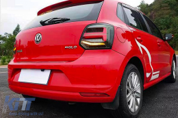 Rücklichter LED für VW Polo 6R 6C 61 11-17 Dynamisch Lichter Drehen Vento Look-image-6073716