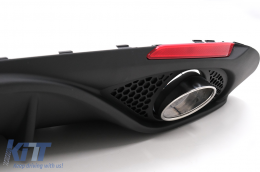 Rear Air Diffuser Valance suitable for Alfa Romeo Giulia 952 Veloce TB Speciale TD (2016-2021)-image-6092351