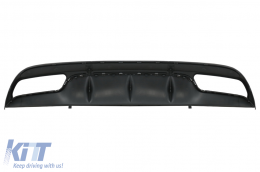 Rear Bumper Diffuser suitable for Mercedes C-Class W205 S205 (2014-2020) C63 Design Only for Sport Package-image-5991174