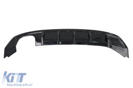 Rear Bumper Diffuser suitable for Seat Leon FR Mk3 Facelift 5F Hatchback (2017-2020)-image-6106300