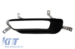 Rear Bumper Diffuser Valance with Exhaust Muffler Tips suitable for Audi A8 D4 (2010-2014) W12 Design-image-6054316