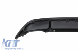 Rear Bumper Diffuser with Complete Exhaust System suitable for VW Golf 7 VII (2013-2016) R Design-image-6046791