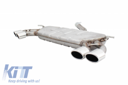 Rear Bumper Diffuser with Complete Exhaust System suitable for VW Golf 7 VII (2013-2016) R Design-image-6046797