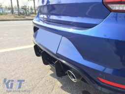 Rear Bumper Extension for Diffuser suitable for VW Polo 6R GTI (2011-2018)-image-6084166