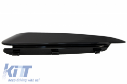 Rear Bumper Flaps Side Fins Flics suitable for Mercedes C-Class W205 (2014-2020) Piano Black-image-6046602