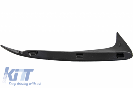 Rear Bumper Flaps Side Fins Flics suitable for Mercedes C-Class W205 (2014-2020) Piano Black-image-6046604