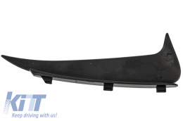 Rear Bumper Flaps Side Fins Flics suitable for Mercedes C-Class W205 (2014-2020) Piano Black-image-6046605