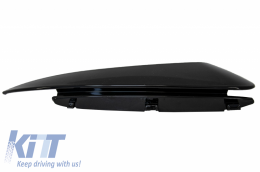 Rear Bumper Flaps Side Fins Flics suitable for Mercedes C-Class C205 A205 (2014-2018) Coupe Cabriolet Piano Black-image-6046571