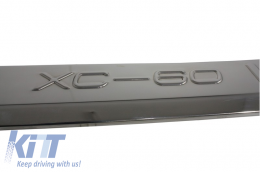 Rear Bumper Protector Sill Plate Foot Plate Aluminum Cover suitable for VOLVO XC60 (2009-2012) R-Design-image-5990814