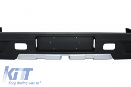 Rear Bumper Roof Spoiler suitable for Mercedes G-class W463 (1989-2015) with Full LED Taillights Light Bar Red Dynamic Sequential Turning Lights and Fog Lamp Red Clear-image-6047587