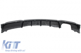 Rear Bumper Spoiler Valance Diffuser Carbon suitable for BMW 3 Series F30 F31 (2011-2019) M Design Left Outlet-image-6025927