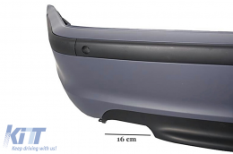 Rear Bumper suitable for BMW 3 Series E46 4D Sedan (1998-2004) M-Technik Design With PDC Holes-image-6004711