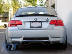 Rear Bumper suitable for BMW 3 Series E92 E93 (2006-2010) M3 Design-image-5995323