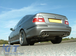 Rear Bumper suitable for BMW 5 Series E39 (1995-2003) Double Outlet M5 Design with PDC-image-5987633